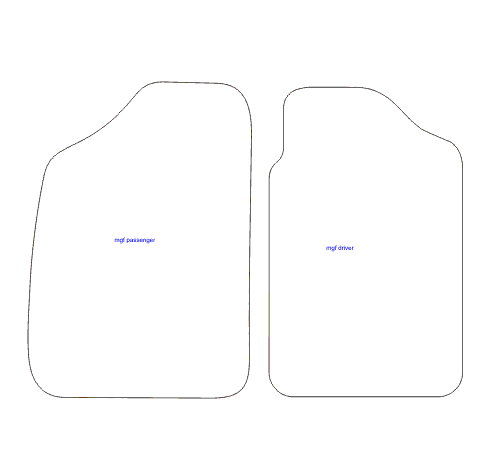 To fit MG F Car Mats 1995 - 2002 & Heel Pad (B) - Picture 5 of 16
